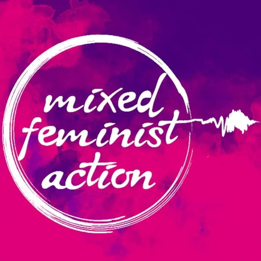 Logo mixed feminist action